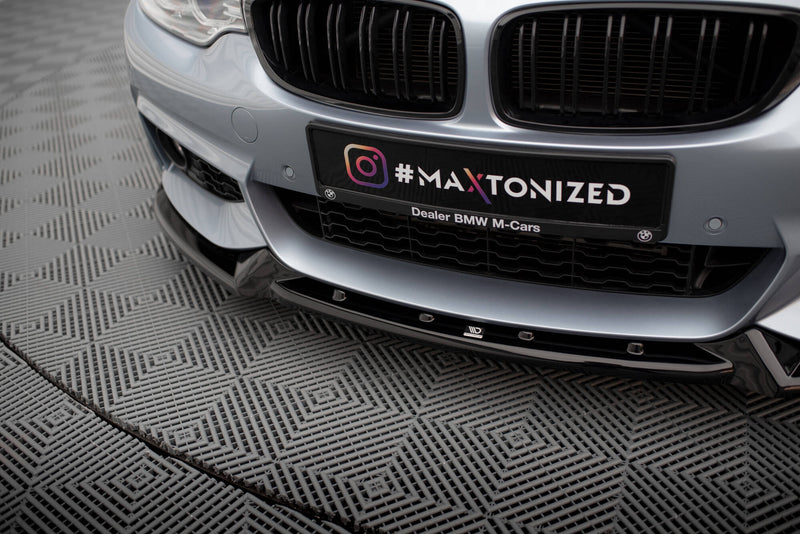 Maxton Design Front Diffuser V.4 for BMW 4 Series Coupe / Gran Coupe / Cabrio M-Pack F32 / F36 / F33