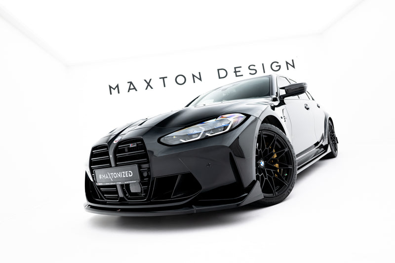 Maxton Design Front Diffusor V.4 CSL Look BMW M3 Sedan / Touring G80 / G81