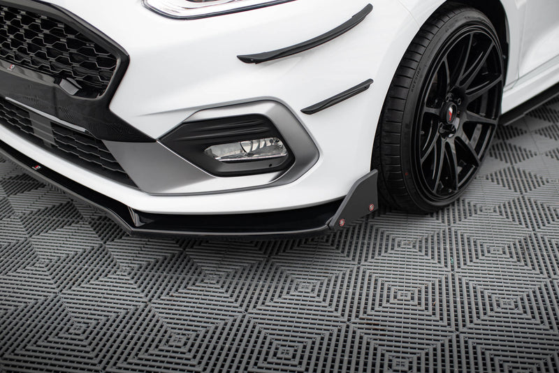 Maxton Design Front Diffusor V.4 + Flaps Ford Fiesta ST / ST-Line
