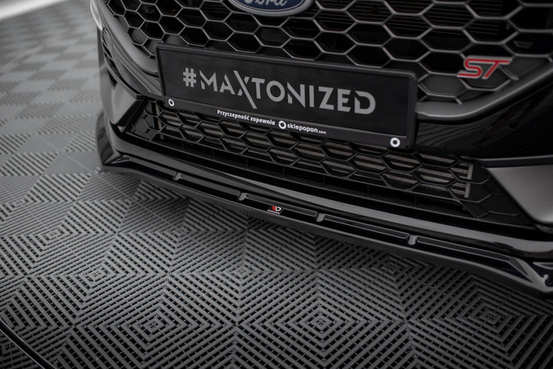 Maxton Design Front Diffusor V.4 + Flaps Ford Fiesta ST / ST-line Mk8 Facelift