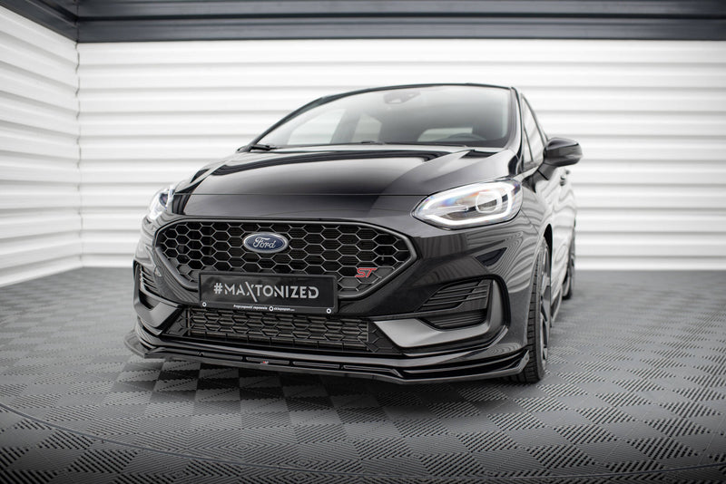 Maxton Design Front Diffusor V.4 Ford Fiesta ST / ST-line Mk8 Facelift