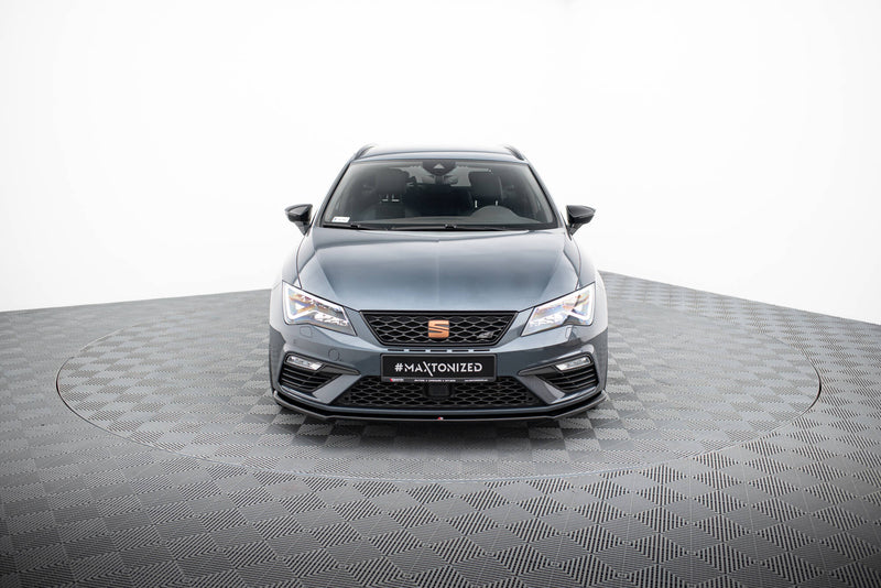 Maxton Design Front Diffusor V.4 Seat Leon Cupra / FR Mk3 FL