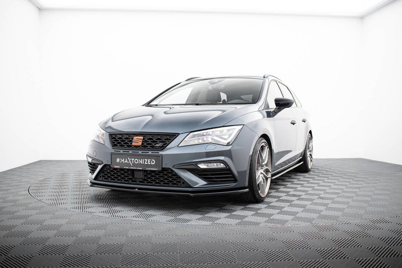 Maxton Design Front Diffusor V.4 Seat Leon Cupra / FR Mk3 FL