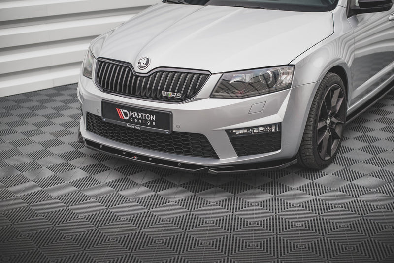 Maxton Design Front Diffusor V.4 Skoda Octavia RS Mk3
