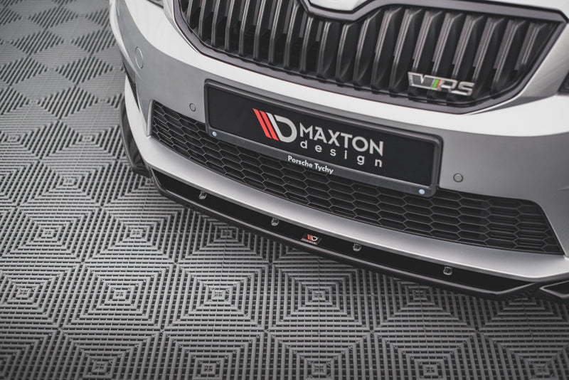 Maxton Design Front Diffusor V.4 Skoda Octavia RS Mk3