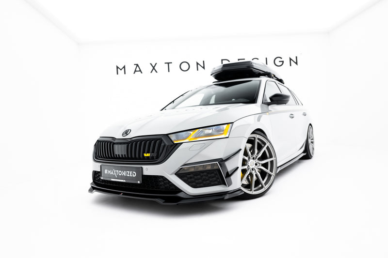 Maxton Design Front Diffusor V.4 Skoda Octavia RS Mk4