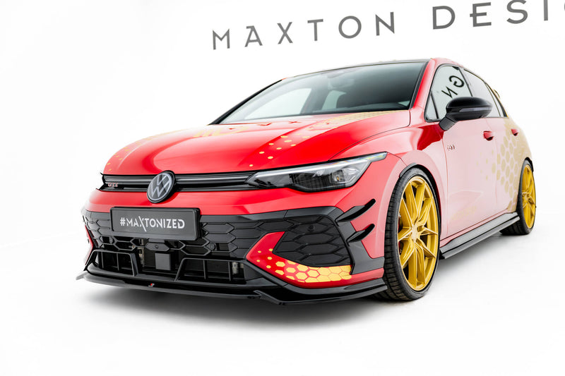 Maxton Design Front Diffusor V.4 Volkswagen Golf GTI Clubsport Mk8 Facelift