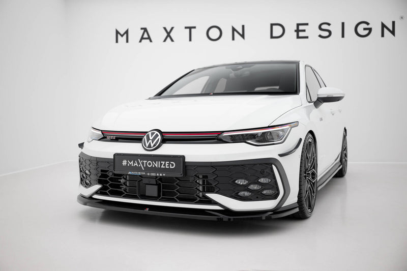 Maxton Design Front Diffusor V.4 Volkswagen Golf GTI / GTE / R-Line Mk8 Facelift