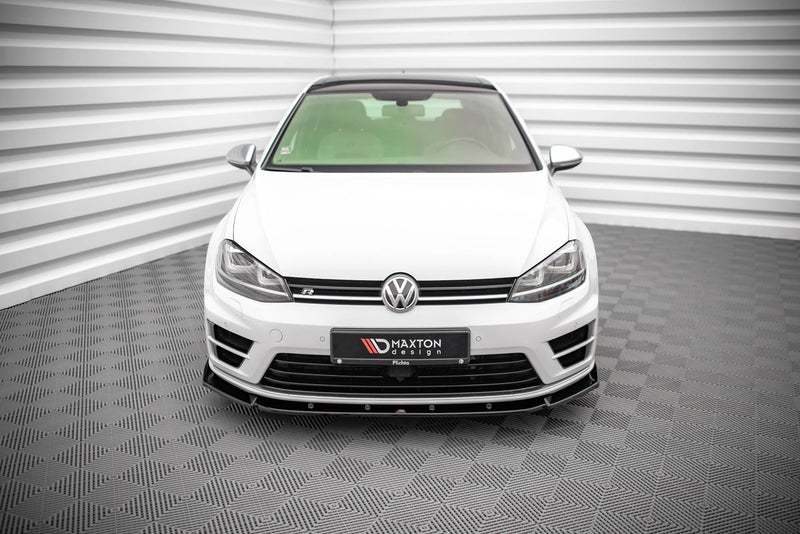Maxton Design Front Diffuser V.4 Volkswagen Golf R / R-Line Mk7