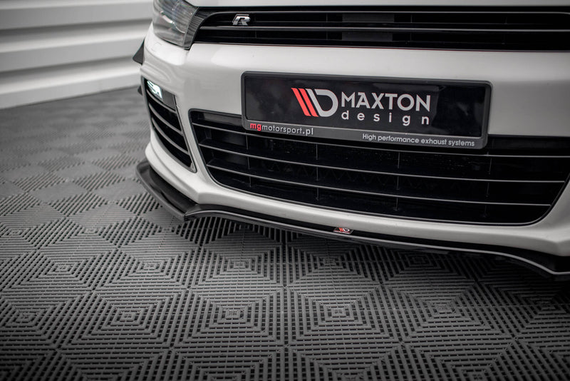 Maxton Design Front Diffuser V.4 Volkswagen Scirocco R Mk3
