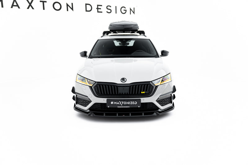 Maxton Design Front Diffusor V.5 Skoda Octavia RS Mk4