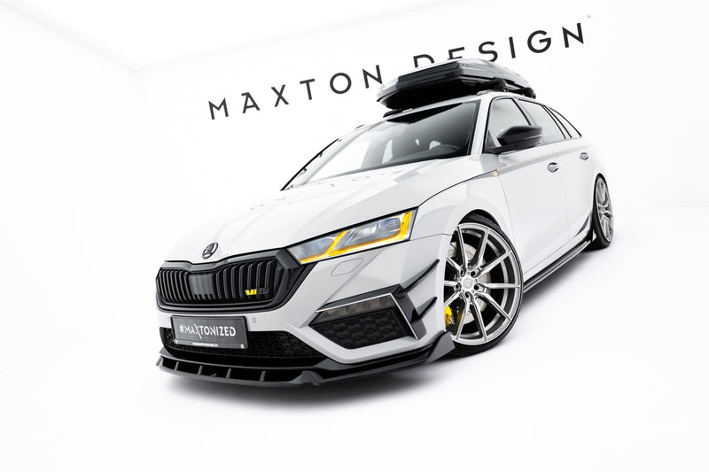 Maxton Design Front Diffusor V.5 Skoda Octavia RS Mk4