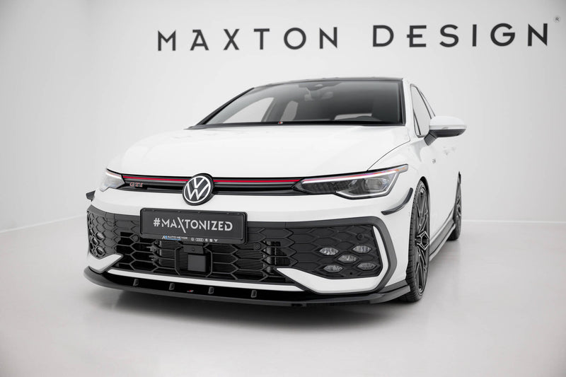 Maxton Design Front Diffusor V.5 Volkswagen Golf GTI / GTE / R-Line Mk8 Facelift