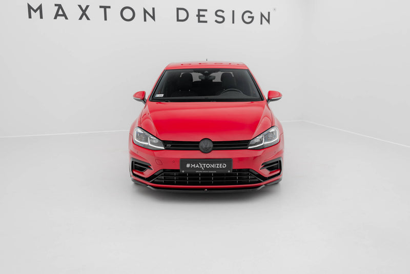 Maxton Design Front Diffusor V.5 Volkswagen Golf R / R-Line Mk7 Facelift