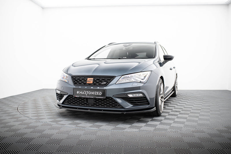 Maxton Design Front Diffusor V.6 Seat Leon Cupra / FR Mk3 FL