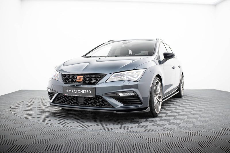 Maxton Design Front Diffusor V.7 Seat Leon Cupra / FR Mk3 FL