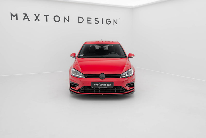 Maxton Design Front Diffusor V.7 Volkswagen Golf R / R-Line Mk7 Facelift