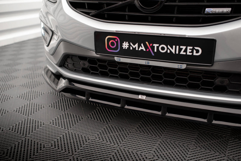 Maxton Design Front Diffusor Volvo XC60 R-Design Mk1 Facelift