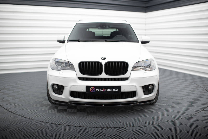 Maxton Design Splitter / Frontansatz  BMW X5 E70 Facelift M-pack