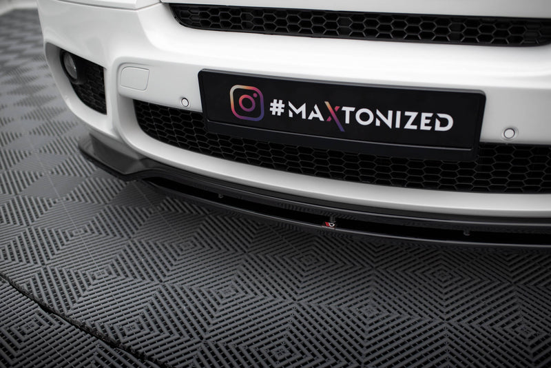 Maxton Design Splitter / Frontansatz  BMW X5 E70 Facelift M-pack