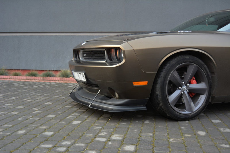 Maxton Design HYBRID FRONTDIFFUSOR V.1 DODGE CHALLENGER MK3. PHASE-I SRT8 COUPE