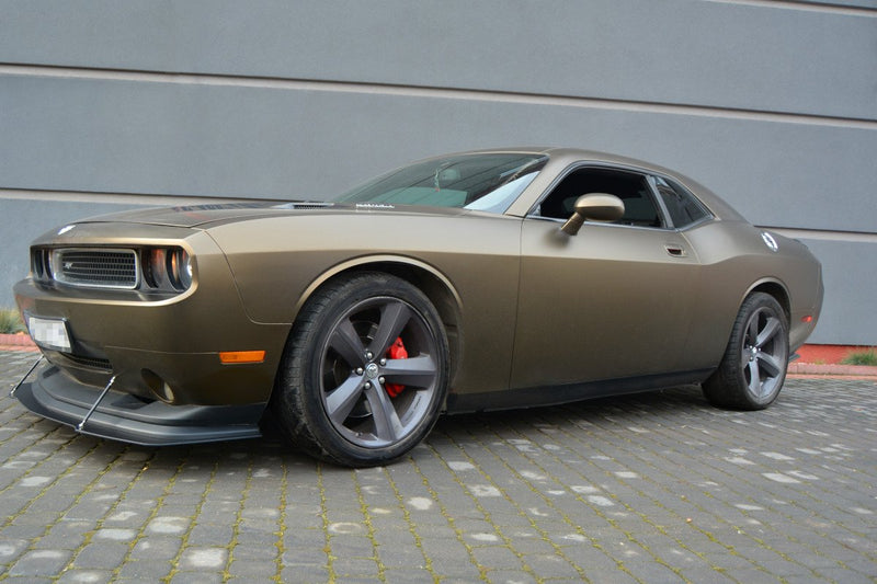 Maxton Design HYBRID FRONTDIFFUSOR V.1 DODGE CHALLENGER MK3. PHASE-I SRT8 COUPE