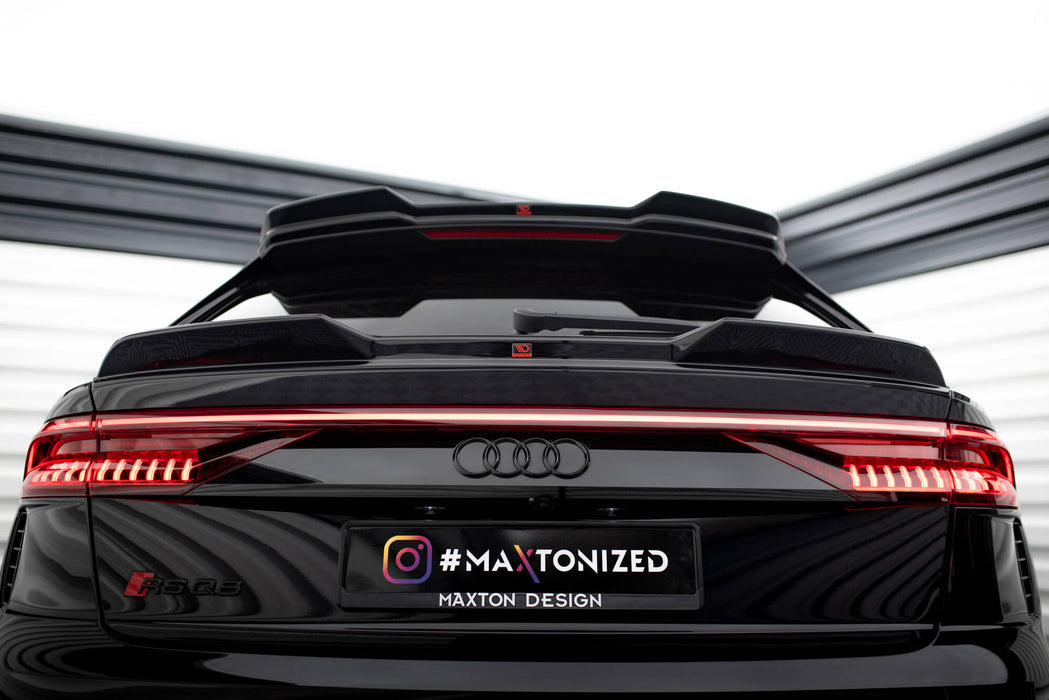 Maxton Design Niedriger Spoiler Cap 3D Audi Q8 / RSQ8 / SQ8 / Q8 S-Line Mk1