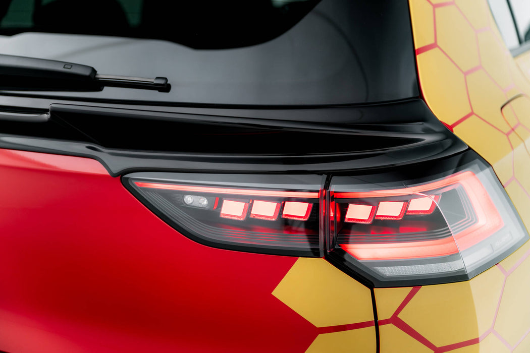 Maxton Design Niedriger Spoiler Cap 3D Volkswagen Golf GTI / GTI Clubsport / R / R-Line / GTE / GTD Mk8 / Mk8 Facelift