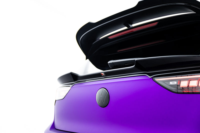 Maxton Design Niedriger Spoiler Cap 3D Volkswagen Golf  R Mk8 Facelift