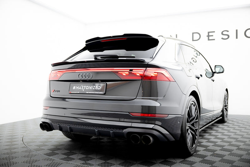 Maxton Design Niedriger Spoiler Cap Audi Q8 S-line / SQ8 Mk1 Facelift