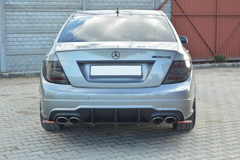 Maxton Design Mercedes-Benz C Sedan / Estate AMG-Line W204 / S204 Rear Apron &amp; Rear Diffuser Side L+R