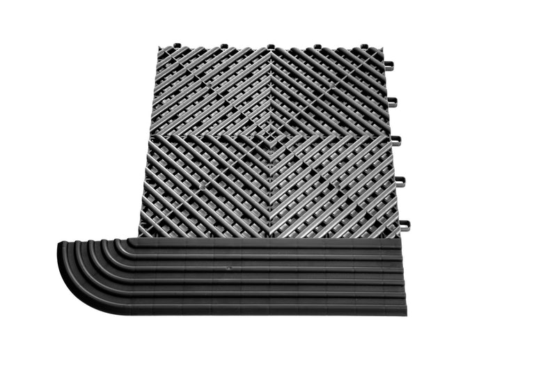 Maxton Design Modularer "MAXTON Floor"- Eckkantenfliese (Männliche Stifte)