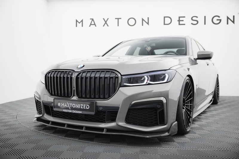Maxton Design Prepreg Carbon Fiber Front Diffusor + ABS Diffusor BMW 7 M-Pack G11 Facelift