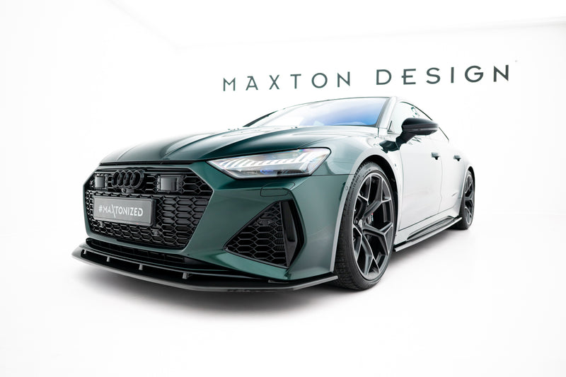 Maxton Design Prepreg Carbon Fiber Front Diffuser Audi RS7 C8
