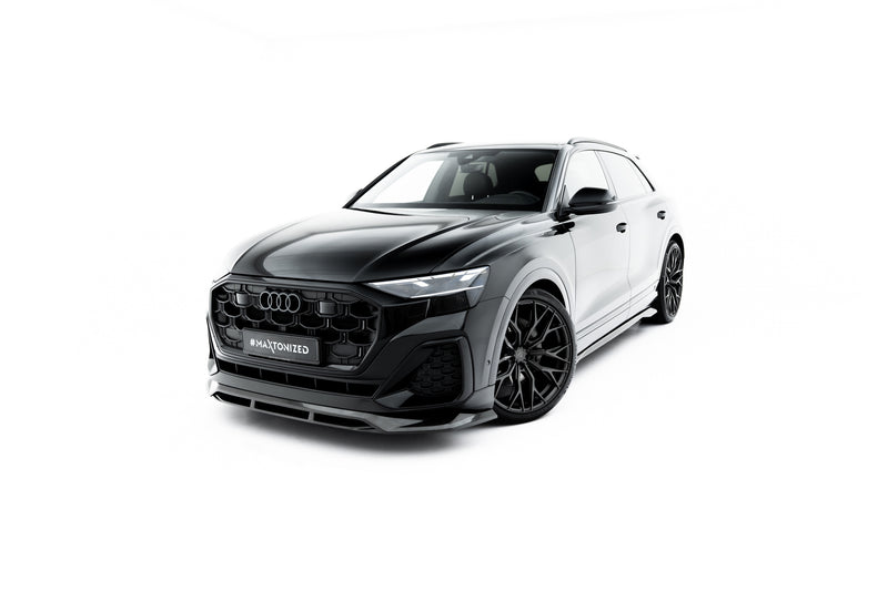 Maxton Design Prepreg Carbon Fiber Front Diffuser Audi SQ8 / Q8 S-Line Mk1 Facelift