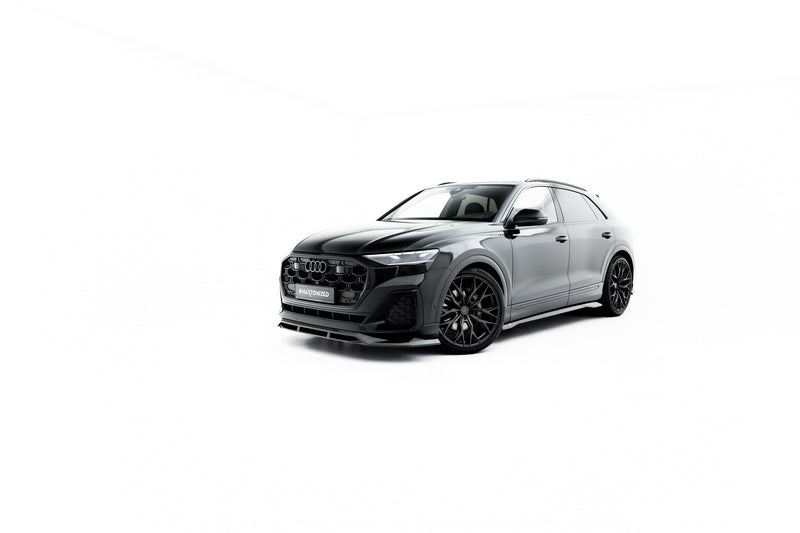 Maxton Design Prepreg Carbon Fiber Front Diffuser Audi SQ8 / Q8 S-Line Mk1 Facelift