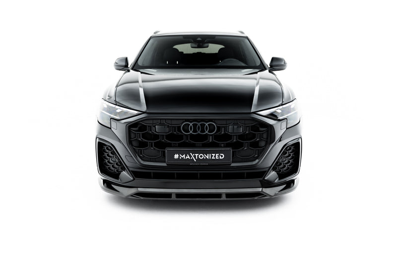 Maxton Design Prepreg Carbon Fiber Front Diffuser Audi SQ8 / Q8 S-Line Mk1 Facelift
