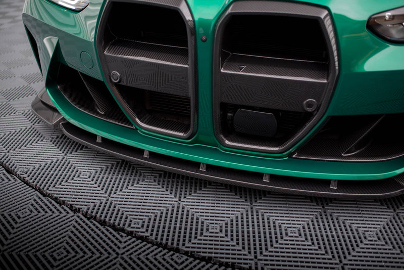 Maxton Design Prepreg Carbon Fiber Front Diffuser V.1 for BMW M3 Sedan / Touring G80 / G81