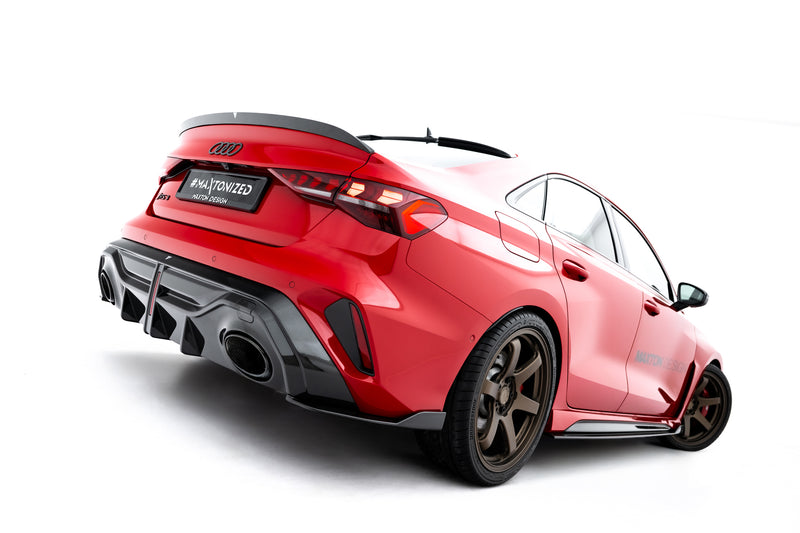 Maxton Design Prepreg Carbon Fiber Rear Diffuser Audi RS3 Sedan 8Y Facelift
