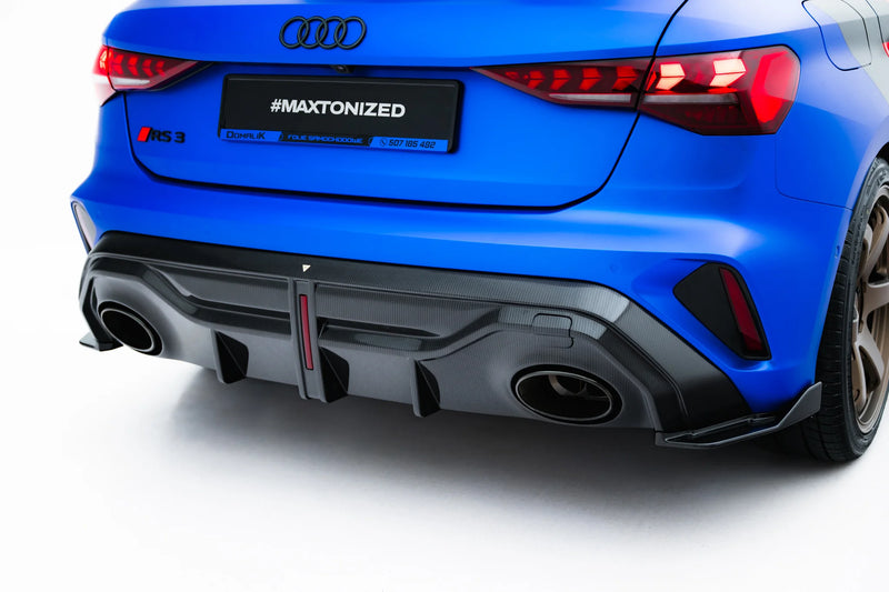 Maxton Design Prepreg Carbon Fiber Rear Diffuser Audi RS3 Sportback 8Y Facelift