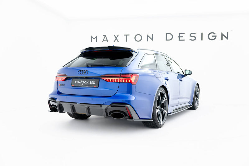 Maxton Design Prepreg Carbon Fiber Heckansatz Audi RS6 C8  (version with towbar)