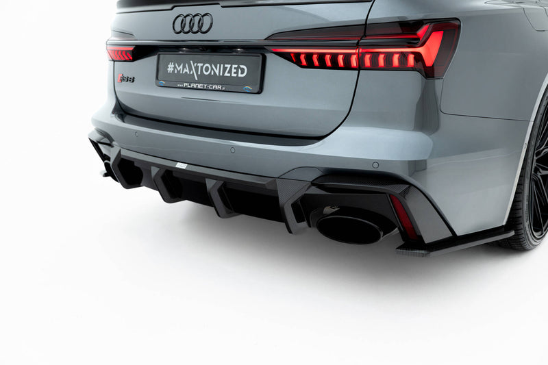 Maxton Design Prepreg Carbon Fiber Heckansatz Audi RS6 C8  (version without towbar)