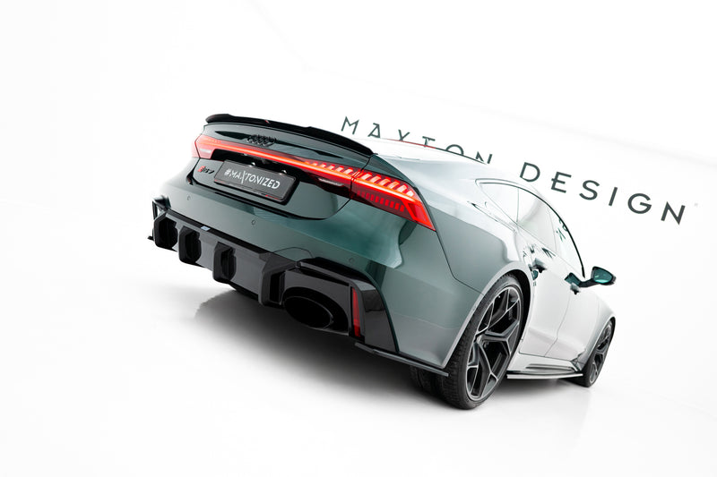 Maxton Design Prepreg Carbon Fiber Heckansatz Audi RS7 C8   (version with towbar)