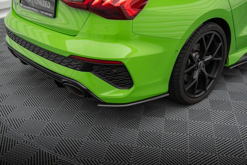 Maxton Design Prepreg Carbon Fiber Rear Diffuser Side Audi RS3 Sedan 8Y