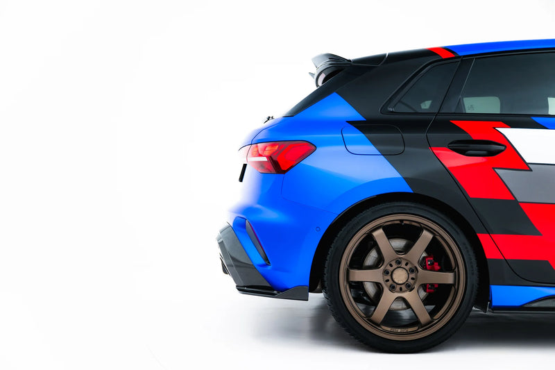 Maxton Design Prepreg Carbon Fiber Rear Diffuser Side Audi RS3 Sportback 8Y Facelift