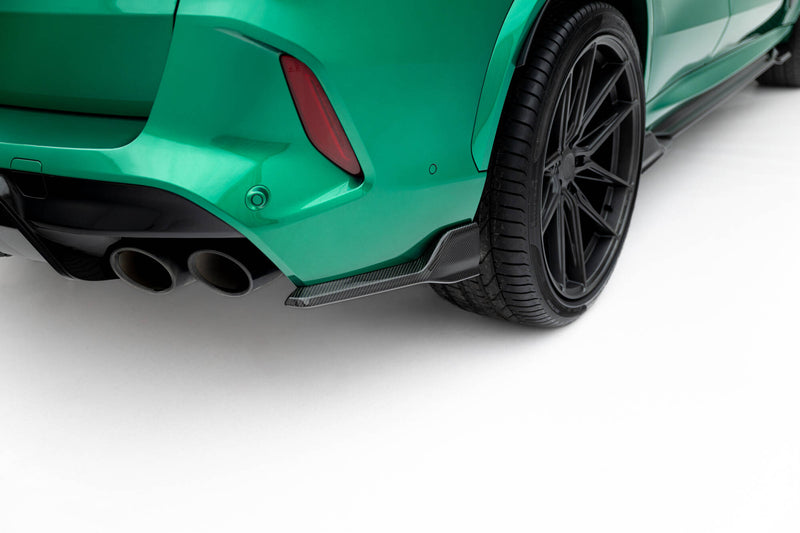 Maxton Design Prepreg Carbon Fiber Rear Diffuser Side BMW X5 M F95 Facelift