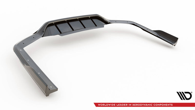 Maxton Design Prepreg Carbon Fiber Rear Splitter BMW 7 M-Pack G11 / G12 Facelift