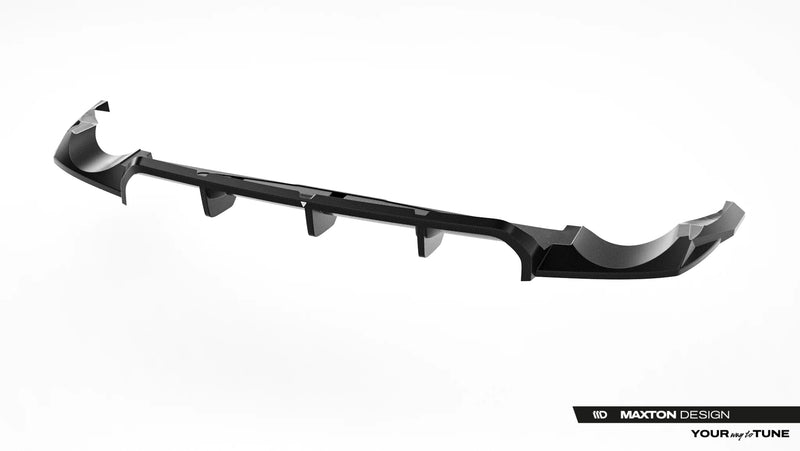Maxton Design Prepreg Carbon Fiber Rear Splitter (with one vertical bar) Audi RSQ8 Mk1 Facelift