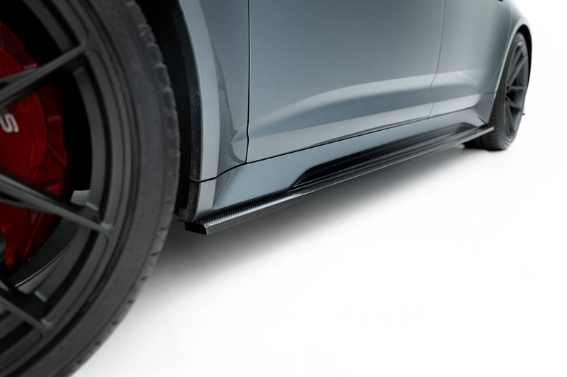 Maxton Design Prepreg Carbon Fiber Side Skirts Audi RS6 C8