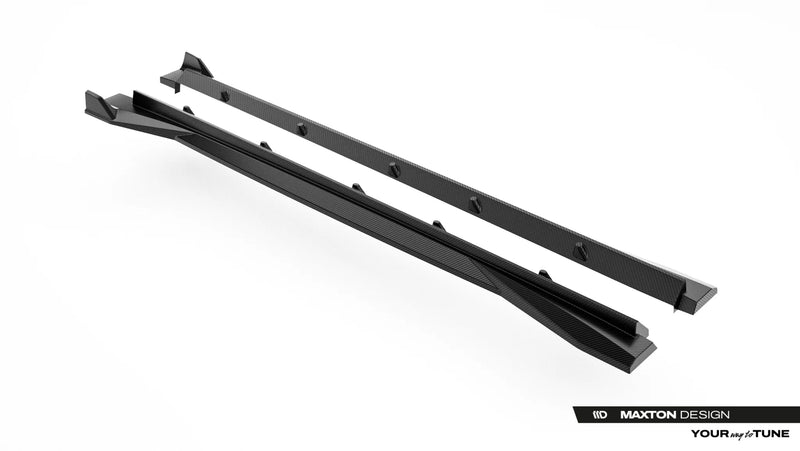 Maxton Design Prepreg Carbon Fiber Side Skirts Audi RSQ8 Mk1 Facelift
